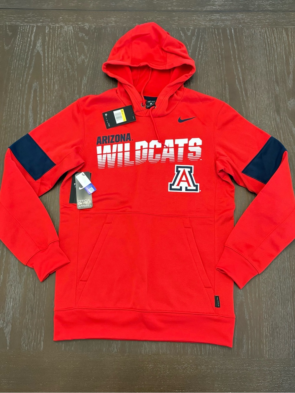 Nike Arizona Wildcats Red Dri-FIT Hoodie – Small New With Tags